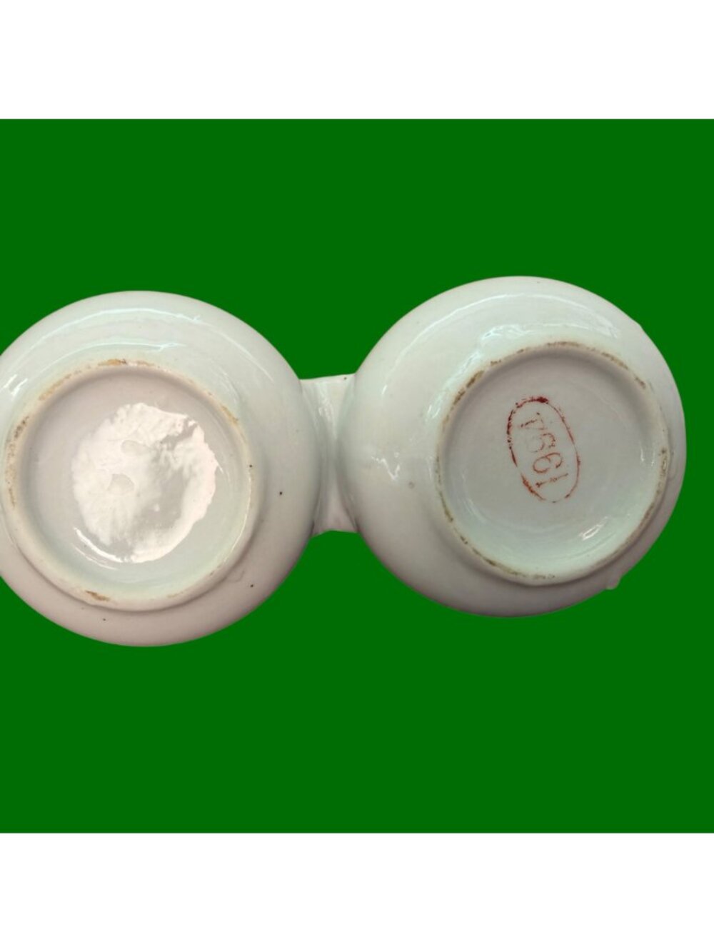 Vintage Ceramic Strawberry Double Jam Condiment Server Jar - Picture 6 of 6